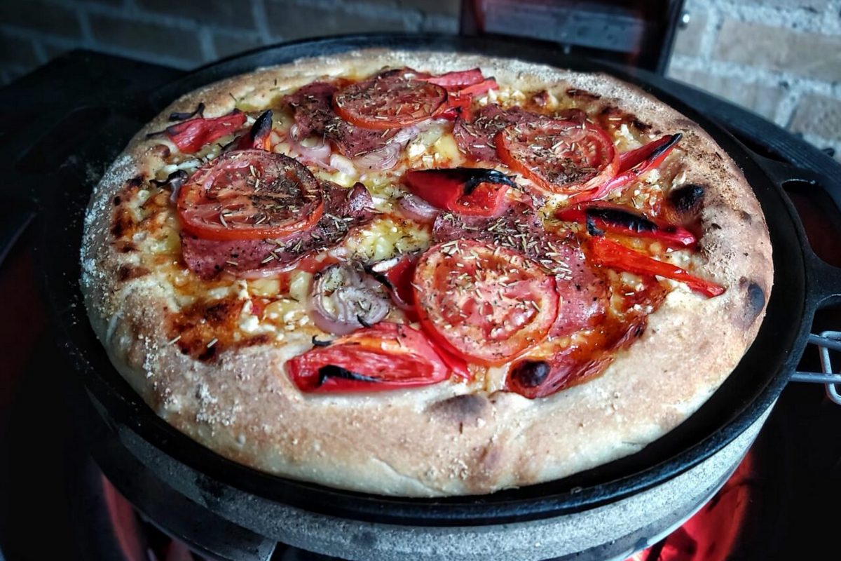 Deep pan pizza recept